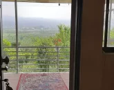 ویو رو به محوطه سرسبز تراس ویلا در ساری