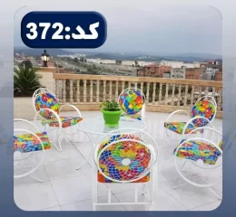میز و صندلی باغی روف گاردن آپارتمان در قائم شهر