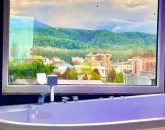 وان حمام در کنار پنجره شیشه ای ویلا در ساری 656652362