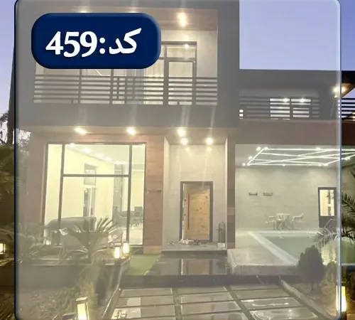 نمای ساختمان سنگی استخردار ویلا در نکا 156487554