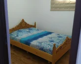 اتاق خواب مستر با تخت خواب 2 نفره آپارتمان در ساری 4687