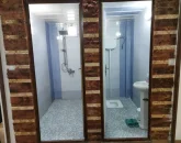دو درب جداگانه حمام و دستشویی ایرانی ویلا در ساری 5645