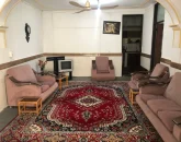 اتاق پذیرایی به همراه مبلمان و پنکه سقفی ویلا در زاغمرز 475364653378