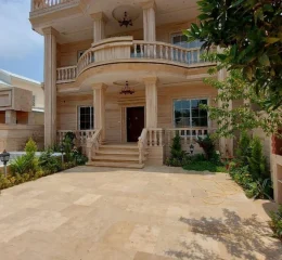نمای بیرونی خانه ویلایی نوساز دوبلکس استخردار 335 متری در ساری 153874687651