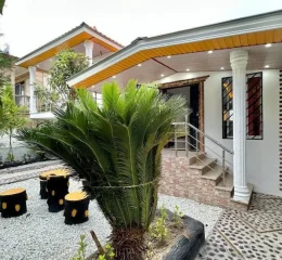 نمای بیرونی ویلای 320 متری نیم پیلوت در قائمشهر 153416874689