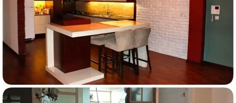 قبل و بعد بازسازی آشپزخانه 468454