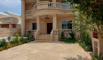 نمای بیرونی خانه ویلایی نوساز دوبلکس استخردار 335 متری در ساری 153874687651