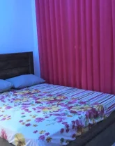 اتاق خواب به همراه تخت دو نفره واحد آپارتمان در ساری 45474565846