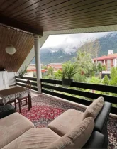 بالکن دلباز و بزرگ ویلاباغ 480 متری در خورشید کلا 16847687465