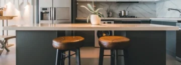 آشپزخانه فول امکانات مدرن و لوکس در آپارتمان 146 متری در ساری 156878974651