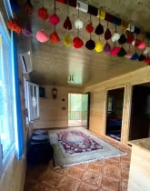 هال با سرامیک قهوه ای طرح دار ویلا خورشید کلا 12589